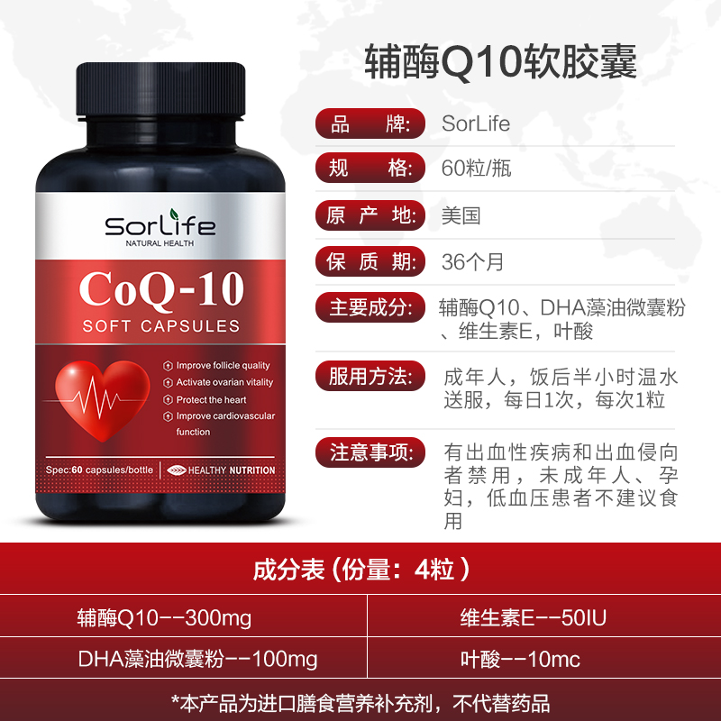 辅酶Q10(CoQ-10）软胶囊的适用人群和产品功效